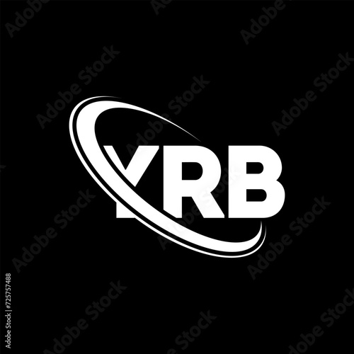 YRB logo. YRB letter. YRB letter logo design. Initials YRB logo linked with circle and uppercase monogram logo. YRB typography for technology, business and real estate brand.