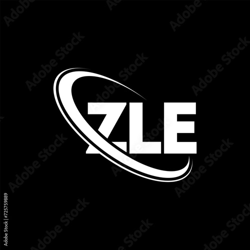ZLE logo. ZLE letter. ZLE letter logo design. Initials ZLE logo linked with circle and uppercase monogram logo. ZLE typography for technology, business and real estate brand.