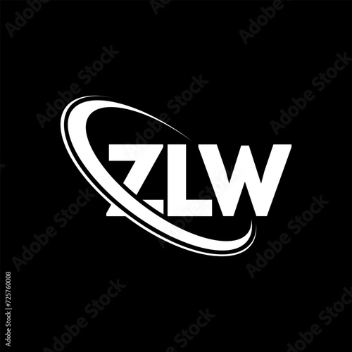 ZLW logo. ZLW letter. ZLW letter logo design. Initials ZLW logo linked with circle and uppercase monogram logo. ZLW typography for technology, business and real estate brand.