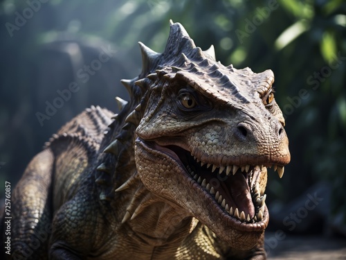 retrato dinosaurio de alta calidad photo