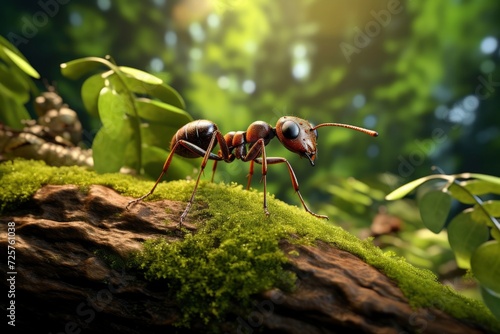 Close up photo of ant