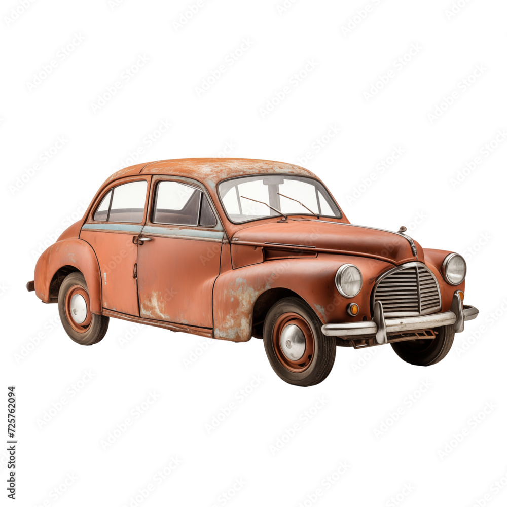 Car isolated on transparent background