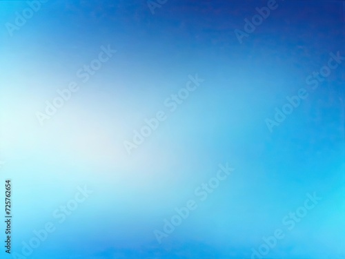 shiny abstract background with a color gradient of blue and white Grainy noise, intense light and glow, and template empty space grittier feel © REZAUL4513
