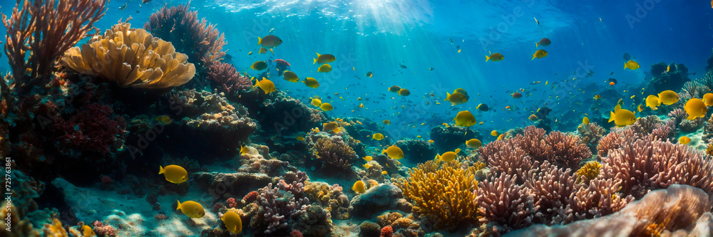 Fototapeta premium shells and starfish on the seashore. Selective focus.