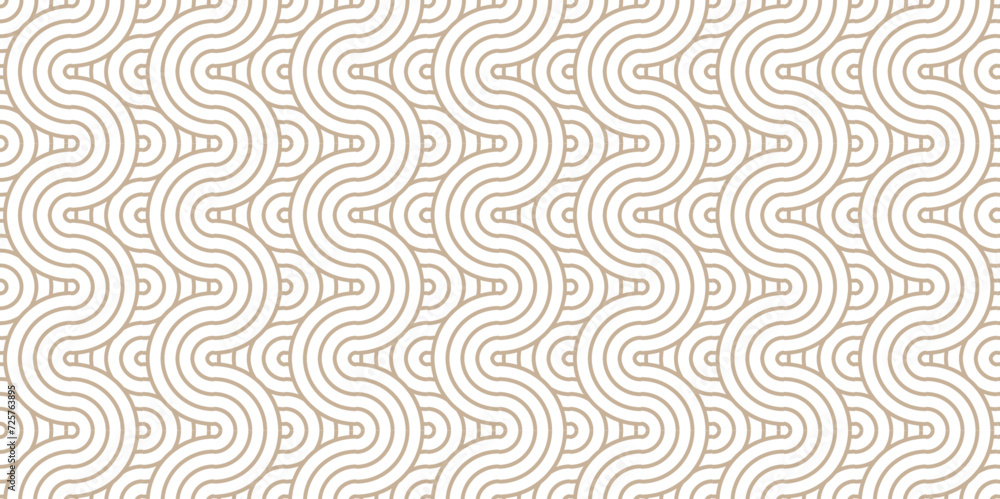 Modern diamond geometric waves spiral pattern abstract circle wave lines. Brown seamless tile stripe geomatics overlapping create retro square line backdrop pattern background. Overlapping Pattern. Modern diamond geometric waves spiral pattern abstract circle wave lines. Brown seamless tile stripe geomatics overlapping create retro square line backdrop pattern background. Overlapping Pattern.