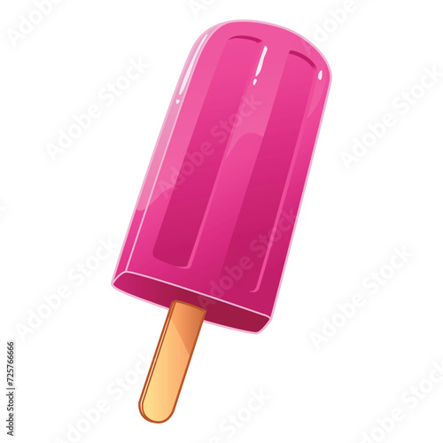 Popsicle Ice Vector Cartoon Illustration (ID: 725766666)
