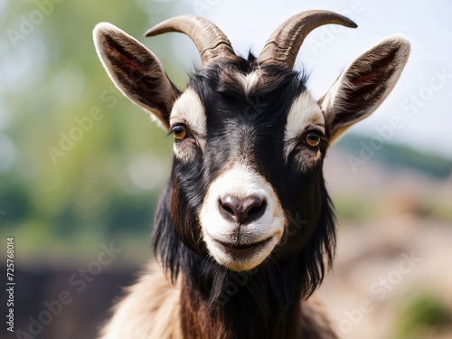 retrato cabra de alta calidad