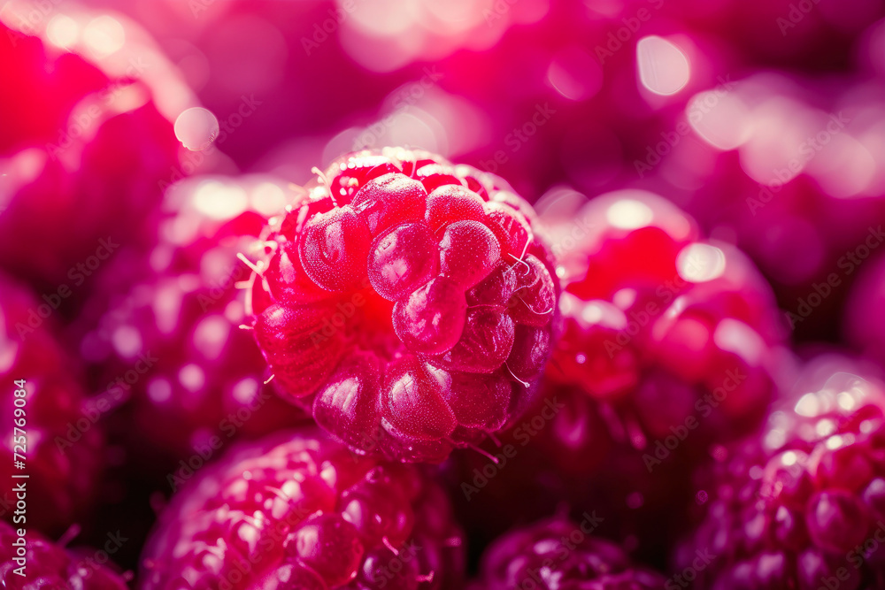 Intimate Look at a Luscious Raspberry Intimate Look at a Luscious Raspberry