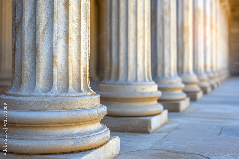 Graceful Order: Precision in Doric Column Design Graceful Order: Precision in Doric Column Design