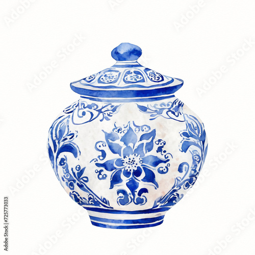 Pottery. Blue and White Porcelain