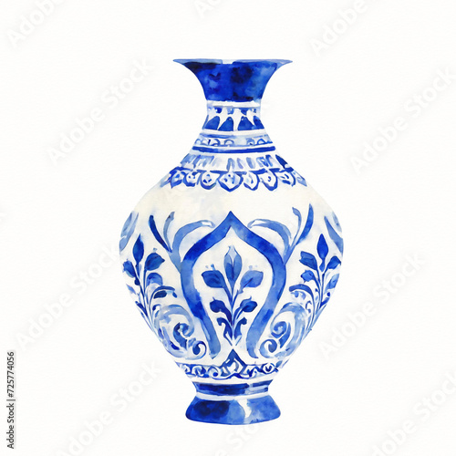 Pottery. Blue and White Porcelain