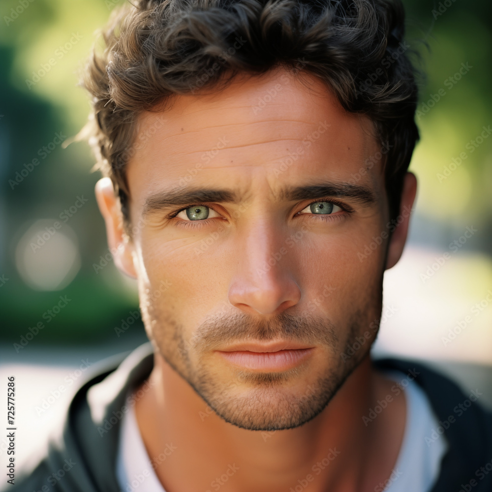 Obraz premium A realistic Male Portrait