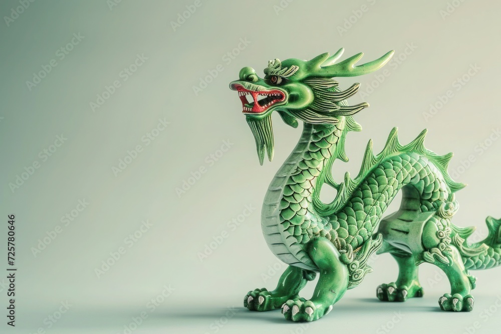 green wooden dragon, symbol of chinese new year green wooden dragon, symbol of chinese new year