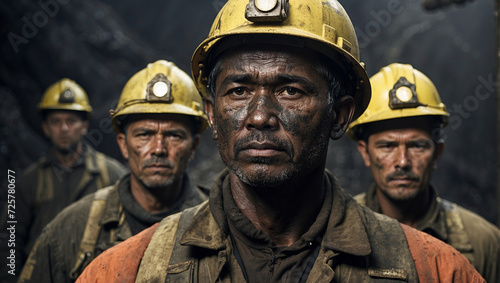 coal mine workers