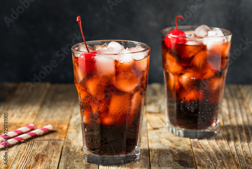 Cold Refreshing Cherry Cola