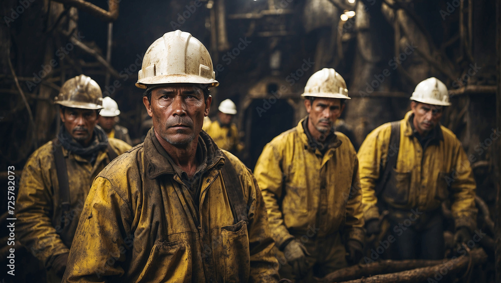 oil mine workers