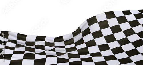 grid abstract background chess checkered flag finish line victory 3d rendering