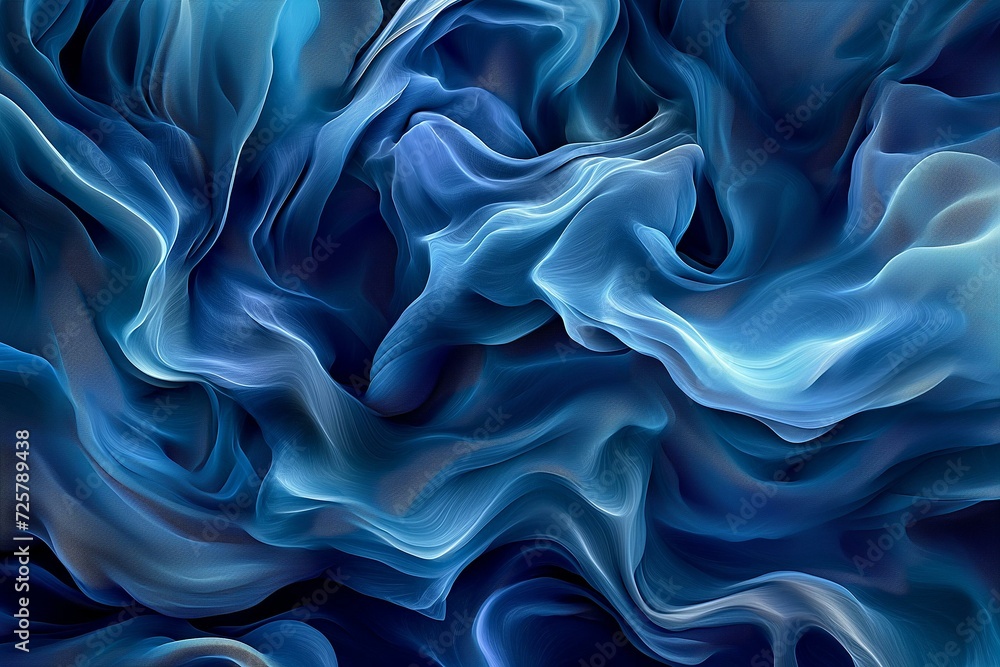 Obraz premium Abstract Ocean of Digital Silk
