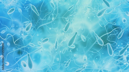 Microscopic Sperm Cells