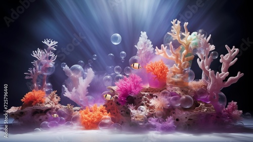 Crystallized Coral Reef