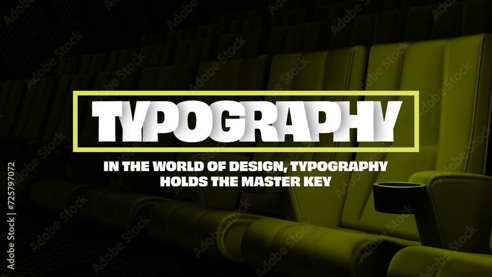 Animated Typography with Shadow Design Stock Template | Adobe Stock