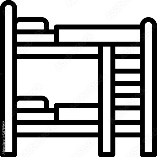 Bunk bed icon