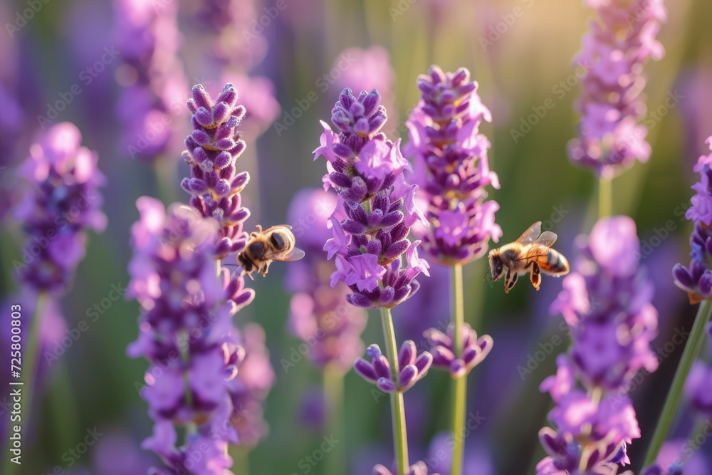 close-up of a cluster of lavender flowers, their purple hues vibrant against the green of their stems close-up of a cluster of lavender flowers, their purple hues vibrant against the green of their stems