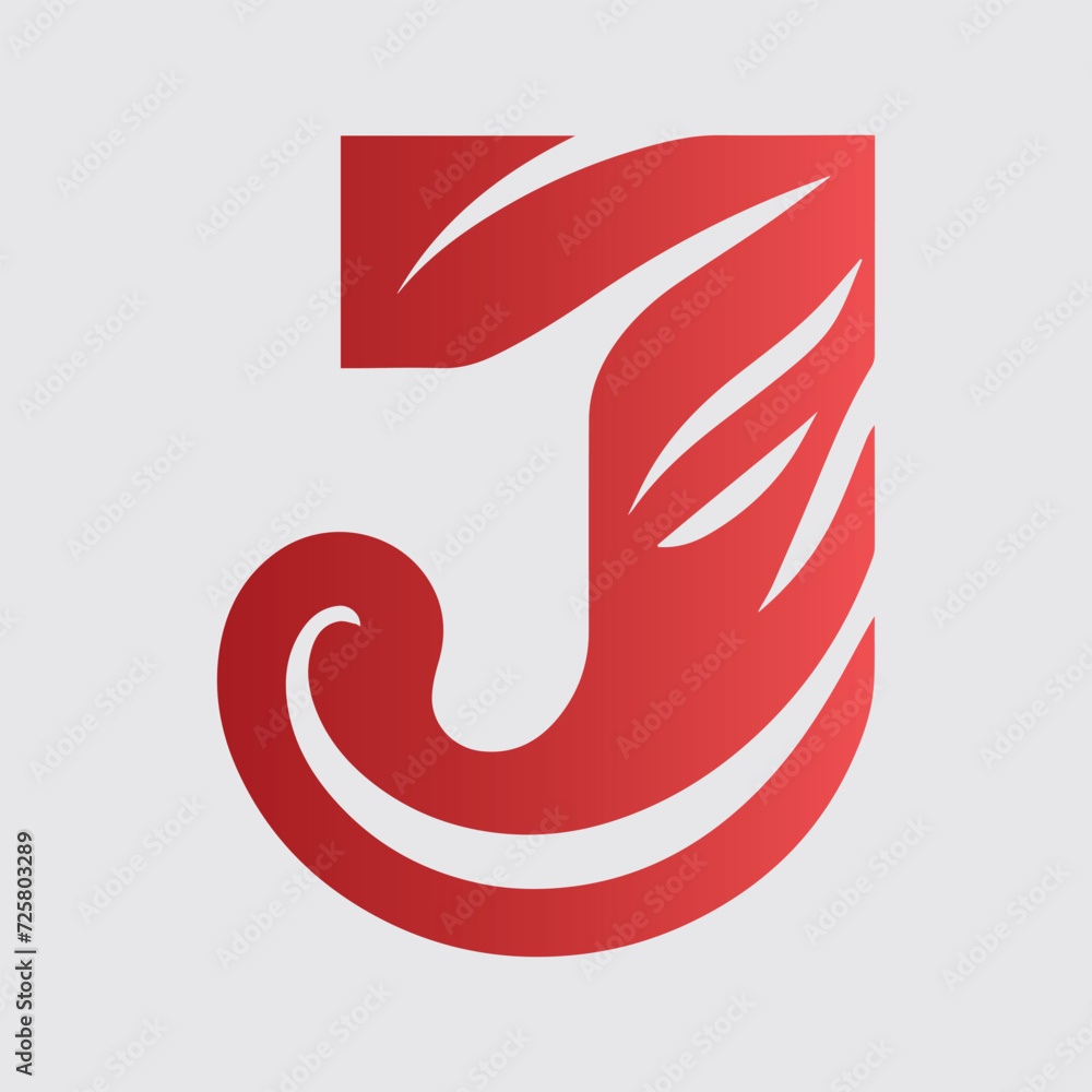 J letter Logo gradient colorful design illustration logo template design, flat letter j logo vectors J letter Logo gradient colorful design illustration logo template design, flat letter j logo vectors