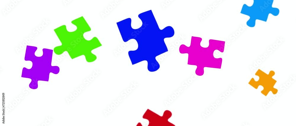 Flying multicolored puzzles Flying multicolored puzzles