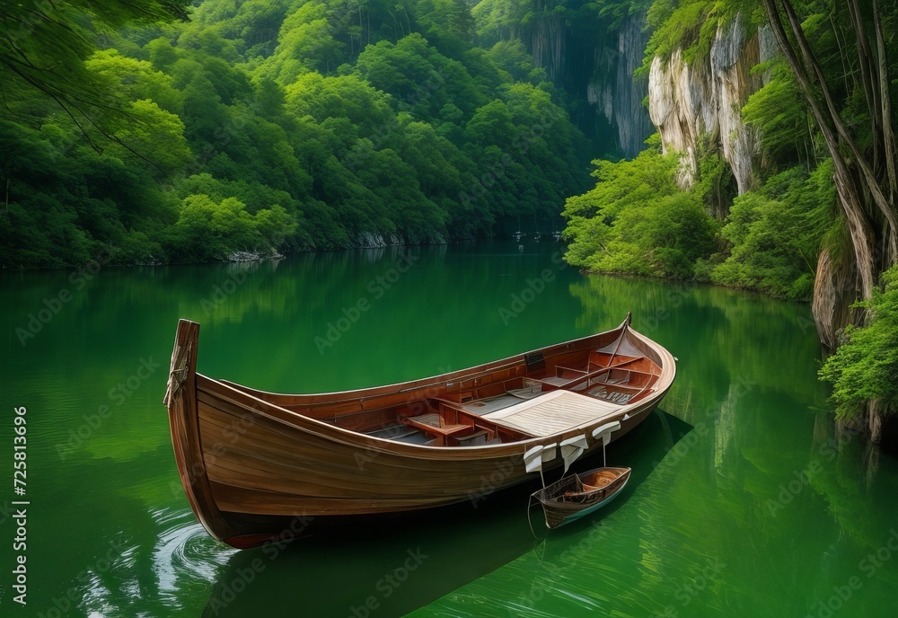 Obraz premium Free photo cascade boat clean china natural rural 
