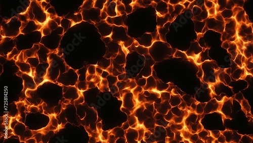 fire flames background A burning texture with a black backdrop and a smooth gradient of orange fire 