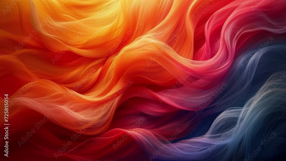 Vivid colorful animated backdrop. Bright, textured waves in relaxed seamless motion. Beautiful saturated gradient. Abstract 3D lopped wallpaper. Vivid colorful animated backdrop. Bright, textured waves in relaxed seamless motion. Beautiful saturated gradient. Abstract 3D lopped wallpaper.
