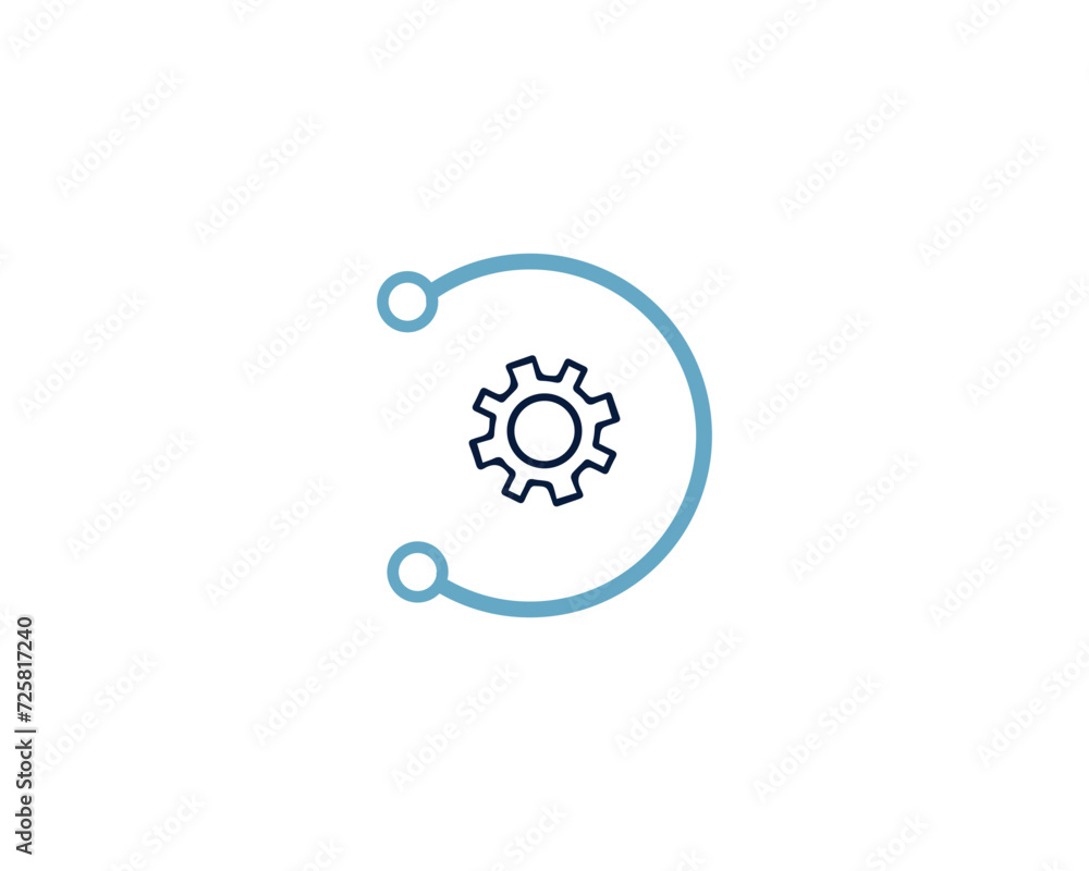Modern Technology logo design. Modern Technology logo design.