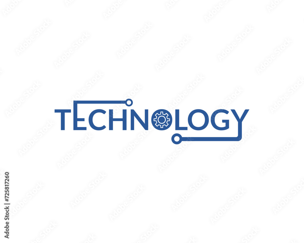  Modern Technology logo design.