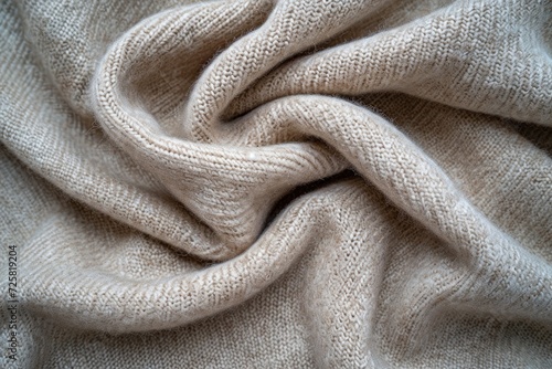 Woolen knitwear made from natural cashmere