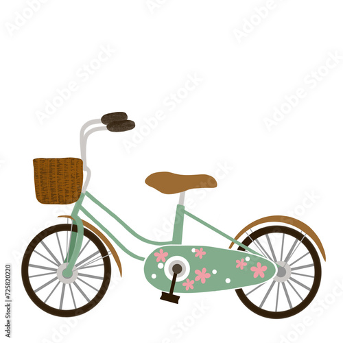 Green Vintage Bicycle