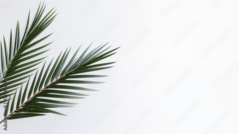 Obraz na płótnie Gałązka palmy - Niedziela Palmowa. Symbol wjazdu Jezusa do Jerozolimy. Chwała Panu w salonie