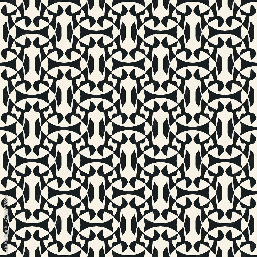 Monochrome Ornate Medallion Textured Pattern Monochrome Ornate Medallion Textured Pattern