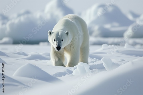 Polar bear, at the North Pole