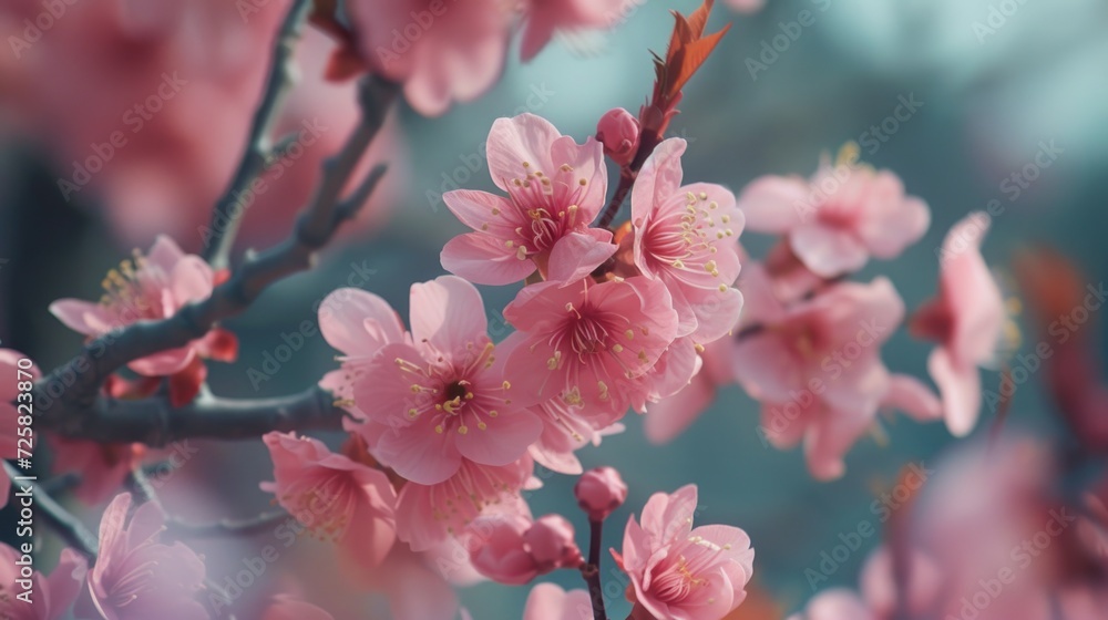 A close-up view of a bunch of pink flowers. Perfect for adding a touch of beauty to any project A close-up view of a bunch of pink flowers. Perfect for adding a touch of beauty to any project