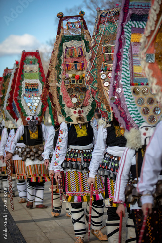 Masquerade festival in Pernik, Bulgaria. Culture, indigenous