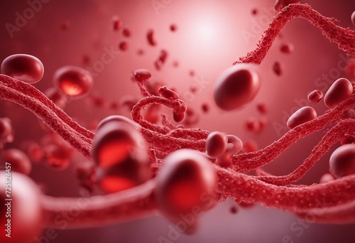 Blood cell red 3d background vein flow platelet wave cancer medicine artery abstract Red cell hemogl