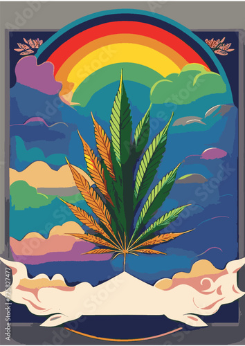 Text Background Set: Rainbow Landscape, Dragon, Dinosaur, Festival, Frame, Legalize, Chinese, Asian, Japanese, Engraving