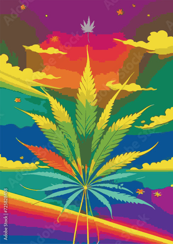 Text Background Set: Rainbow Landscape, Dragon, Dinosaur, Festival, Frame, Legalize, Chinese, Asian, Japanese, Engraving