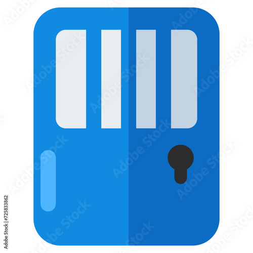 A unique design icon of jail