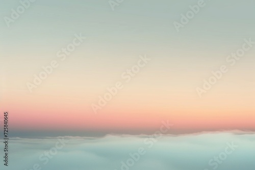 a gradient background transitioning from misty morning gray to soft blush pink, capturing the softness of dawn