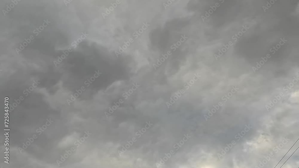 Cloudy sky with moving clouds Cloudy sky with moving clouds