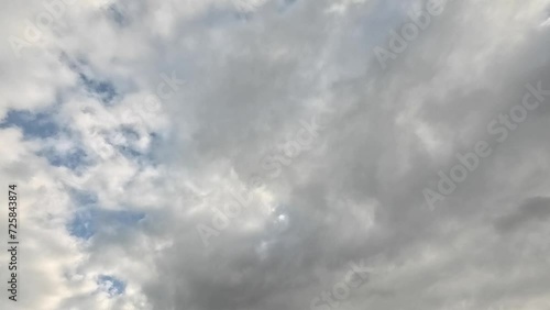 Clouds in the blue sky
