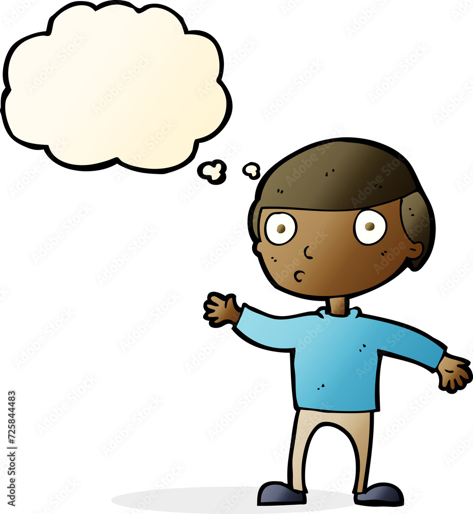 cartoon waving man with thought bubble cartoon waving man with thought bubble