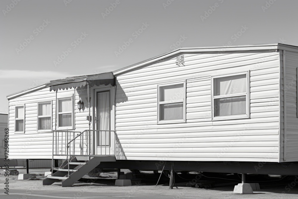 A black and white photo of a small house. Can be used for real estate, architecture, or nostalgia-themed projects A black and white photo of a small house. Can be used for real estate, architecture, or nostalgia-themed projects